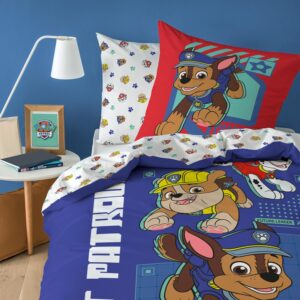 Parure de lit Pat Patrouille 140x200 coton