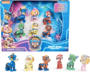 Lot de 6 figurines Pat Patrouille La Super Patrouille Le Film
