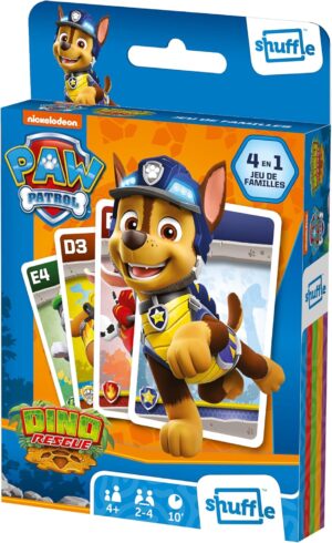 Pat Patrouille 4 jeux en 1 jeu de cartes