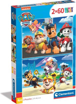 Coffret 2 puzzles Pat Patrouille 60 pièces