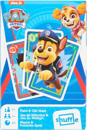 Cartes à jouer Pat' Patrouille paires et mistigri