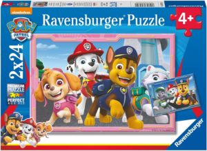Puzzle Pat Patrouille 2 x 24 pièces avec posters