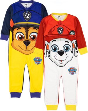 Lot de 2 pyjamas tout-en-un Pat Patrouille