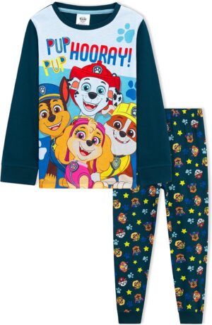 Pyjama Pat Patrouille Marcus et Chase enfant
