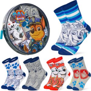 Lot de 5 chaussettes mi-mollet Pat Patrouille