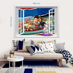 Sticker mural Pat Patrouille 57 x 80 cm