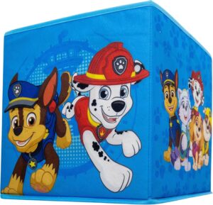 Lot de 2 boîtes de rangement pliables Pat Patrouille