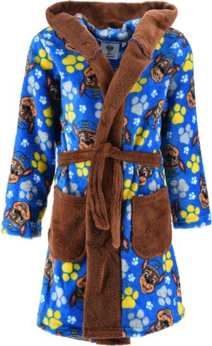 Peignoir Pat Patrouille enfant bleu marine