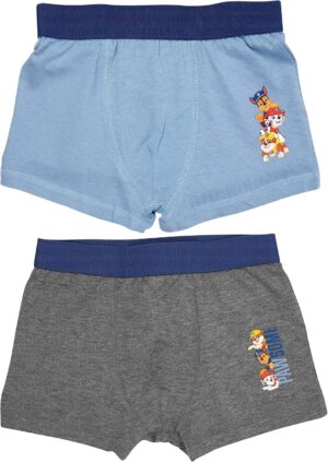 Lot de 2 boxers Pat Patrouille enfant gris bleu