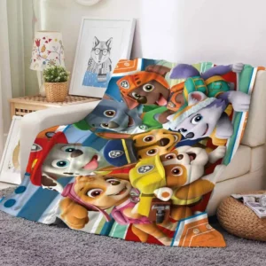 Couverture Enfant Pat Patrouille en Flanelle