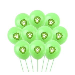 Ballons blason Rocky Pat Patrouille - lot de 10 en latex