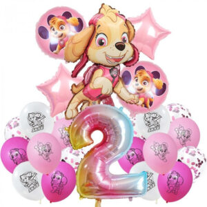Kit ballons 2 ans Stella Pat Patrouille