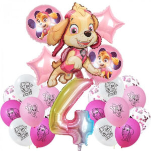Kit ballons Pat Patrouille 4 ans Stella