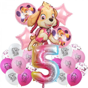 Kit ballons 5 ans Stella Pat Patrouille (81x45x41 cm)