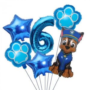Kit ballons 6 ans Chase Pat Patrouille - 81x45x41 cm