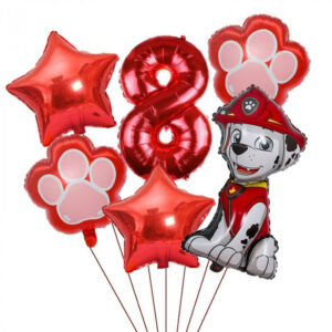 Kit ballons Pat Patrouille 8 ans