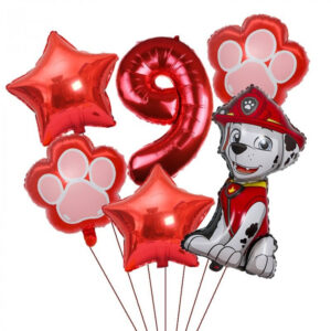 Kit ballons Pat Patrouille 9 ans Chase
