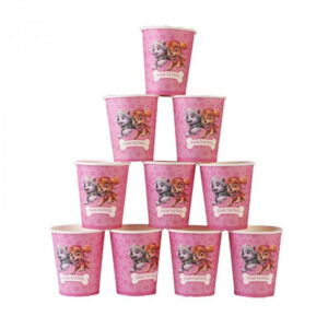 Verres anniversaire Stella et Everest Pat Patrouille - lot de 10