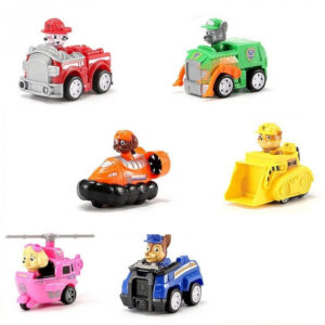 Figurines Pat Patrouille 5 cm - Pack Stella, Chase, Marcus, Ruben, Zuma et Rocky