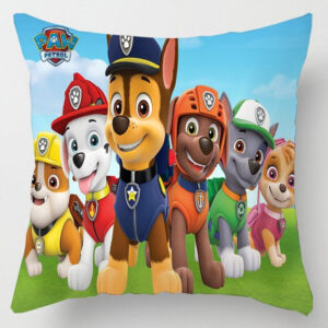 Housse de coussin Pat Patrouille équipe au complet