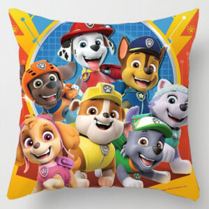 Housse de coussin Pat Patrouille : Les chiots heureux 45x45 cm