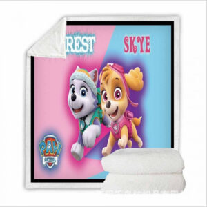 Plaid Pat Patrouille Everest et Skye