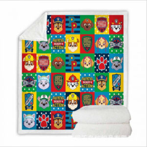 Plaid Pat Patrouille patchwork