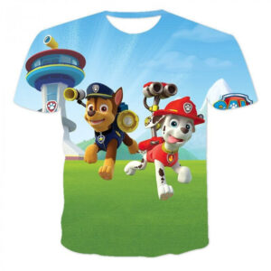 T-shirt Pat Patrouille Chase et Marcus