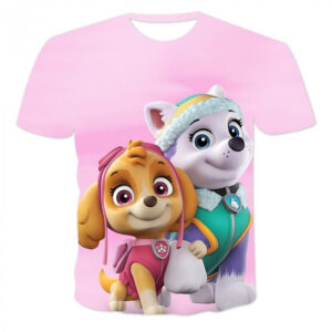 T-Shirt Pat Patrouille Everest et Stella - 3 à 13 ans